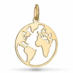 world hanger in 9 karaat goud