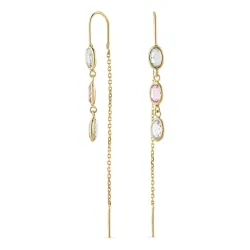 oorbellen in 9 karaat goud met zirkoon - Gold Collection