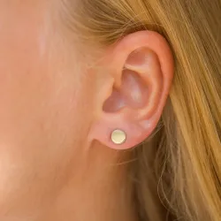 6 mm rond oorbellen in 9 karaat goud - Gold Collection