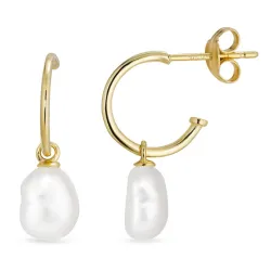 parel halfcreool in 9 karaat goud - Gold Collection