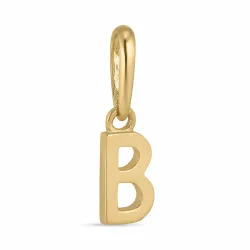 letter b hanger in 9 karaat goud - My Letter