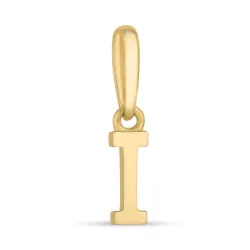 letter i hanger in 9 karaat goud - My Letter