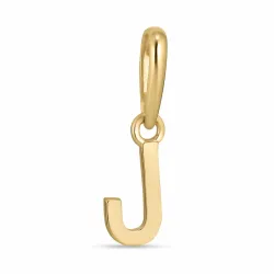 letter j hanger in 9 karaat goud - My Letter