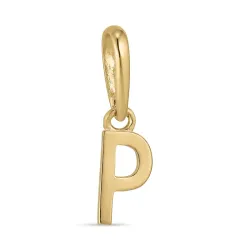 letter p hanger in 9 karaat goud - My Letter
