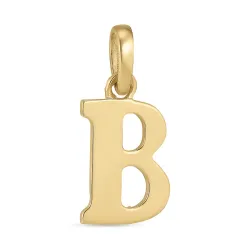 letter b hanger in 9 karaat goud - My Letter