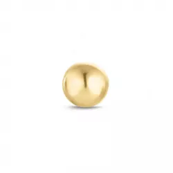 1/2 paar 5 mm oorsteker in 14 karaat goud