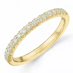 diamant ring in 14 karaat goud 0,249 ct