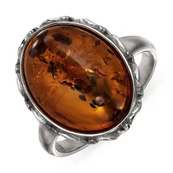 barnsteen ring in zilver