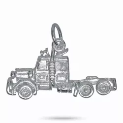 vrachtwagen sieraad in zilver