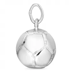 Voetbal hanger in zilver