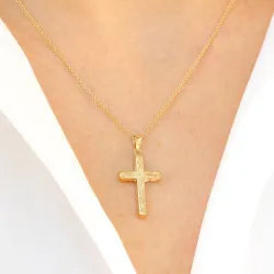 kruis hanger in 8 karaat goud - Amoré
