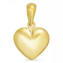12 x 13 mm hart hanger in 14 karaat goud