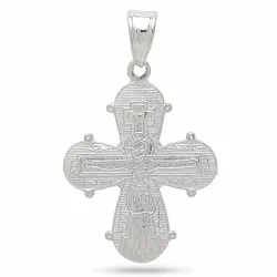 16 x 27 mm dagmarkruis in zilver - Amoré