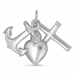 geloof-hoop-liefde hanger in zilver - Amoré