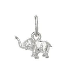 klein olifant hanger in zilver - Little Ones