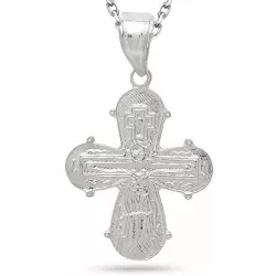 dagmarkruis ketting in zilver met hanger in zilver - Amoré
