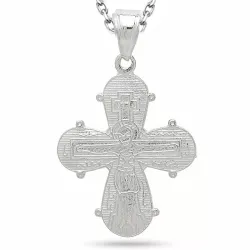 dagmarkruis ketting in zilver met hanger in zilver - Amoré