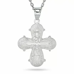 dagmarkruis ketting in zilver met hanger in zilver - Amoré