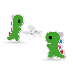 dinosaurus oorbellen in zilver - Little Ones