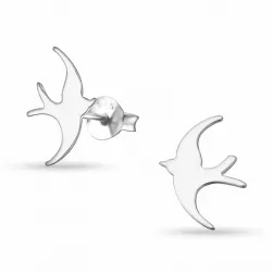 Zwaluw oorbellen in zilver