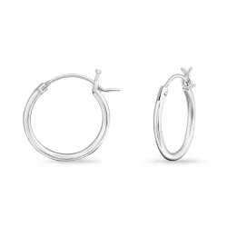 14 mm rond creool in zilver