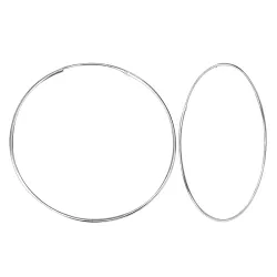 50 mm creool in zilver