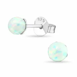 4 mm oorbellen in zilver - Little Ones