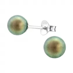 6 mm bolletje oorbellen in zilver