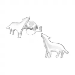 honden kinder oorbellen in zilver
