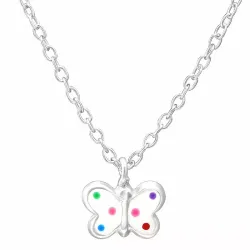 vlinder ketting in zilver met hanger in zilver - Little Ones