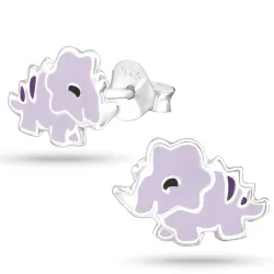 dinosaurus oorbellen in zilver - Little Ones