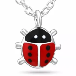 lieveheersbeestje ketting met hanger in zilver - Little Ones