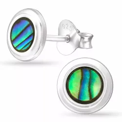 6 mm rond oorsteker in zilver - Little Ones