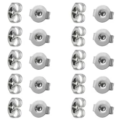 10 paar butterflies in chirurgisch staal