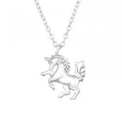 paarden ketting met hanger in zilver - Little Ones
