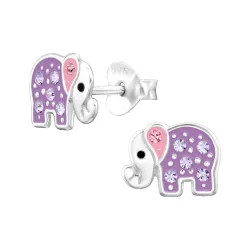 olifant kinder oorbellen in zilver - Little Ones