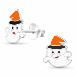 spook  oorsteker in zilver - Little Ones