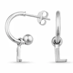 letter l halfcreool in zilver - My Letter