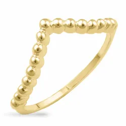 ring in verguld sterlingzilver