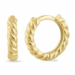 12 mm creool in verguld zilver