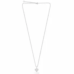 maansteen ketting in zilver met hanger in zilver