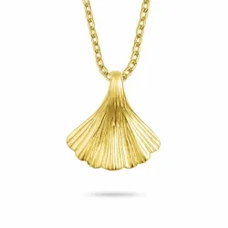 mossel ketting in verguld sterlingzilver