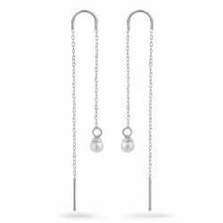 shell parel ketting oorbellen in zilver