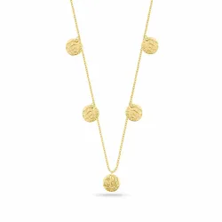 ketting met hanger in verguld sterlingzilver