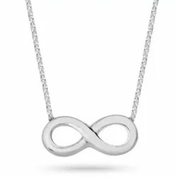 ketting in zilver met infinity hanger in zilver