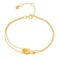 Hultquist Tiril armband in verguld sterlingzilver