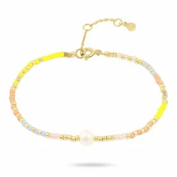 Hultquist Alaina armband in verguld sterlingzilver veelkleurig steen