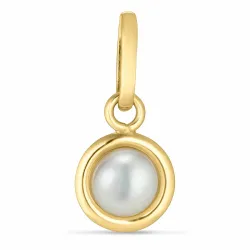 parel hanger in 9 karaat goud