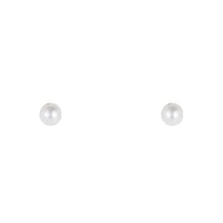2 mm Nava Lily Petite parel oorsteker in verguld sterlingzilver
