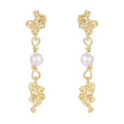 Nava Kaa oorbellen in verguld sterlingzilver